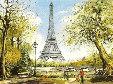 st003B escenas de impresionismo parisino Pinturas al óleo